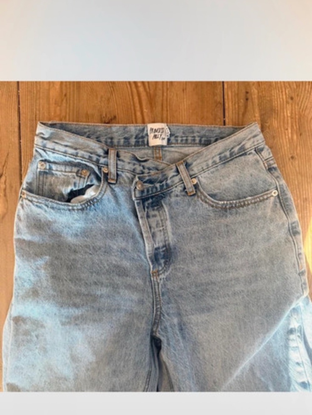 Princess Polly Light Blue Skinny High-Rise Jeans